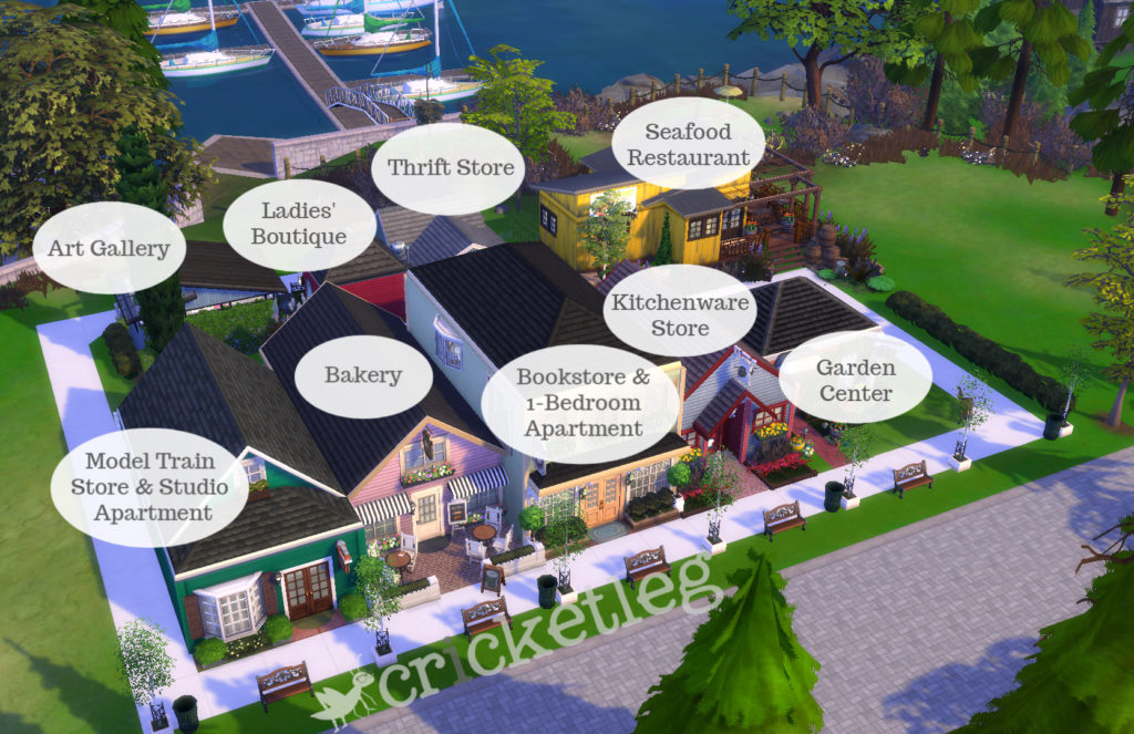 New England Shoppes in Sims 4