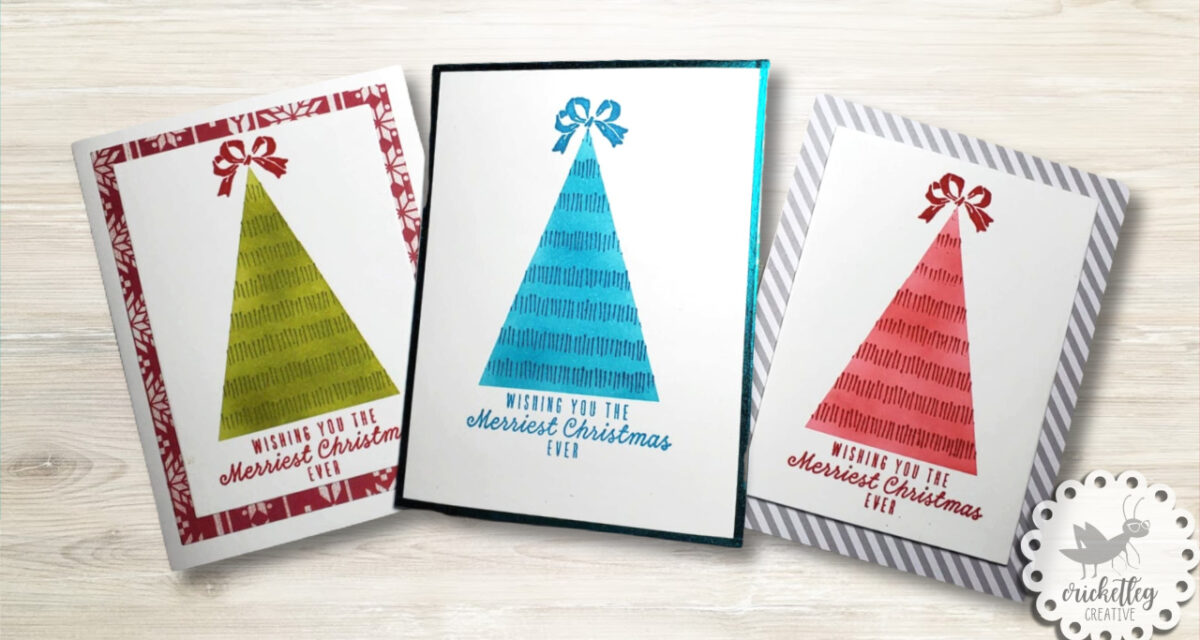 Quick & Simple Christmas Cards: Masked Trees