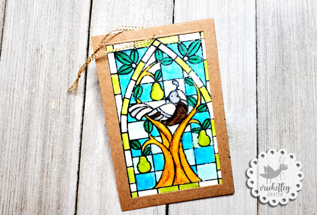 stained glass tag