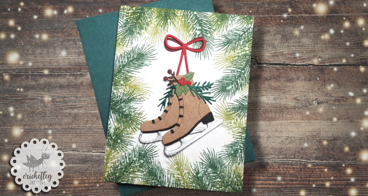 Holiday Ice Skates Card