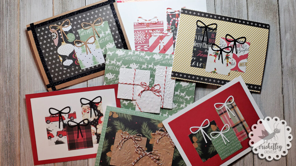 clean and simple Christmas cards