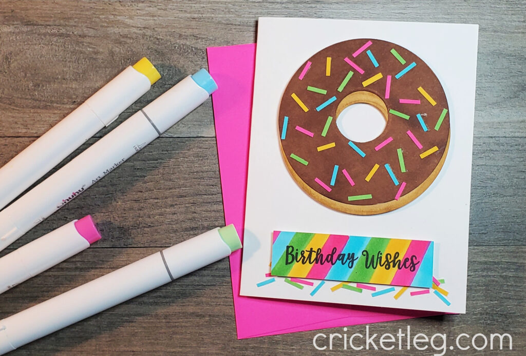 simple and sweet donut card