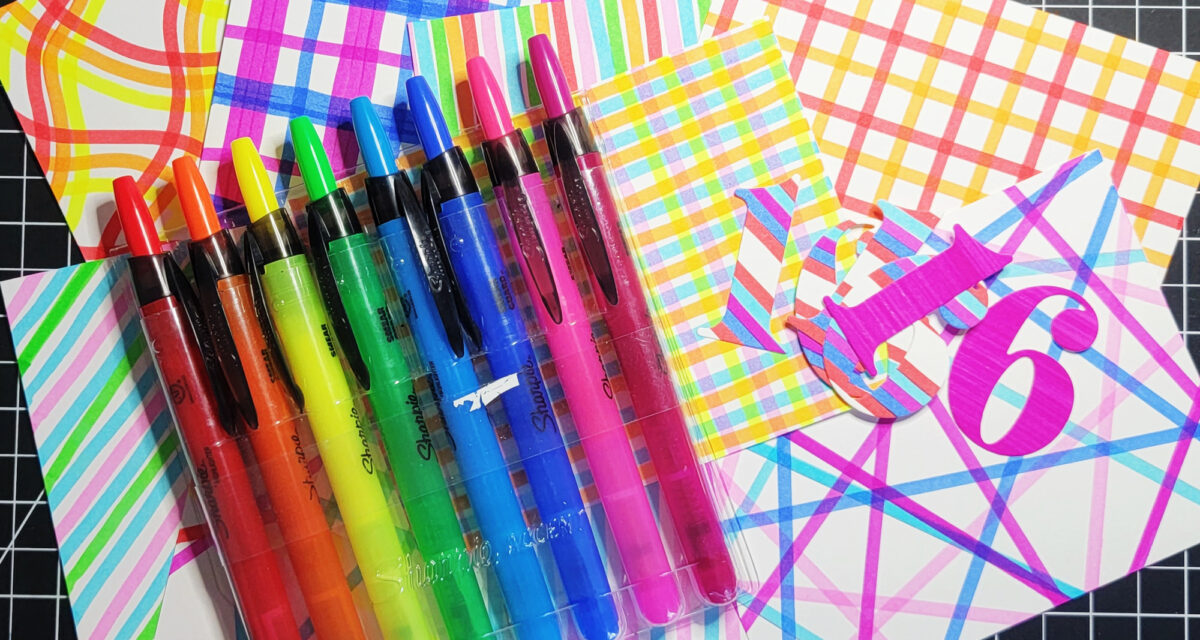 Background Designs with Highlighters