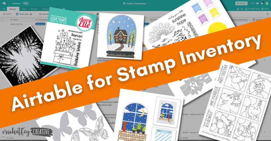 using airtable to inventory your stamps