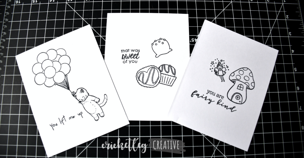 simple one layer cards